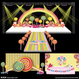 棒棒糖婚礼主题