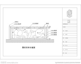 不锈钢围栏栏杆示意图