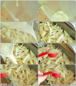 放调料烘培食物