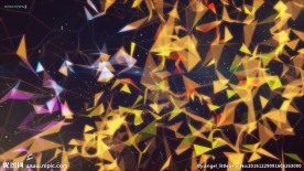 充满活力点线面网格抽象视频素材