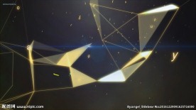 充满活力点线面科技抽象视频素材