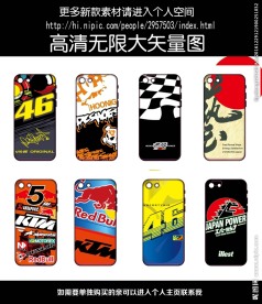 卡通精美手机壳图案