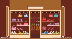 放包包和鞋子的柜子