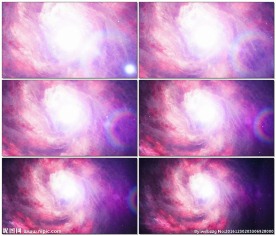 太空星系唯美粒子视频背景