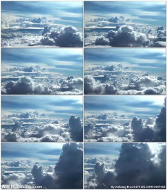 航拍高空云层