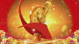 颁奖视频烟花背景