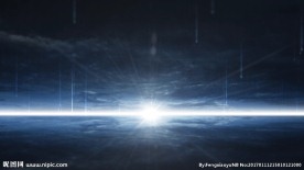 卡通风流星星空特效背景背景