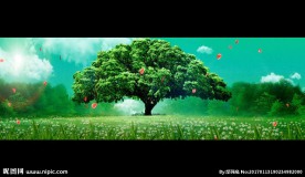 大树绿洲 晚会led背景视频