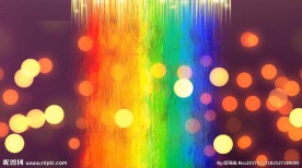 万家灯火彩色光斑