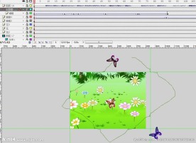 Flash引导线动画蝴蝶飞舞