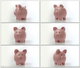 小猪扑满储蓄罐