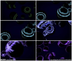 音频波形vj背景动画