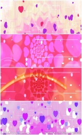 爱心led视频背景