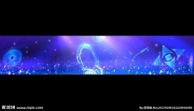 超宽屏蓝色意境