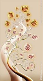 黄金树中式玄关