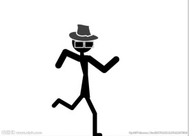 火柴人走路摔倒源文件Flash