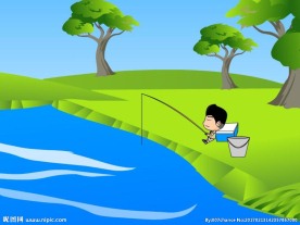 矿泉水钓鱼广告Flash动画