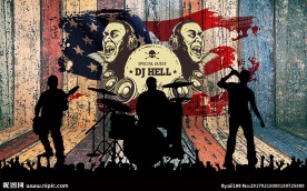 潮流音乐系列装饰画背景墙