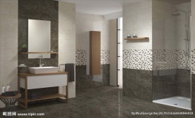 瓷砖效果图  卫浴空间  瓷片