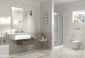 瓷砖效果图  卫浴空间  瓷片