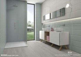 瓷砖空间  室内  洗手间