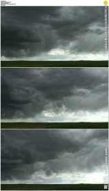 草原上翻滚的乌云