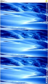 蓝色清澈的水流