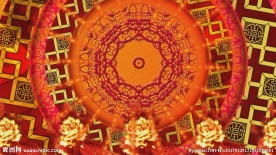 led中国风戏曲背景