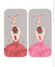 女孩手机壳图案