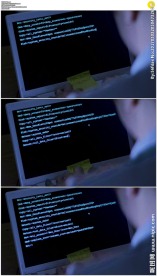 电脑黑客写代码