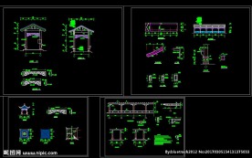混凝土长廊施工图