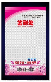 签到板 签名处 签名墙 签到墙