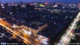 泗阳城市夜景延时摄影