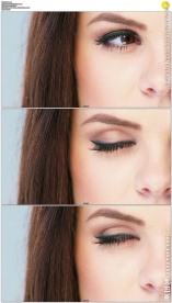 美女模特妩媚的眼睛