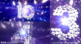 灯泡绚丽倒计时