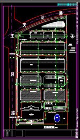厂区室外路灯布置图