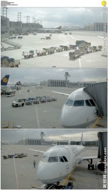 机场飞机延时摄影