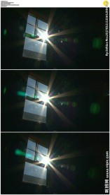 阳光透进窗户