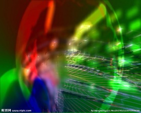 五彩动感节奏背景