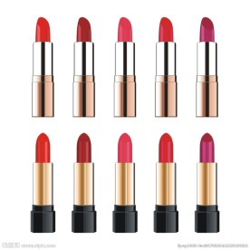 两款五色矢量口红