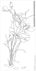 移门缕空玻璃雕刻刻绘图案