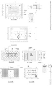 夜总会包房全套CAD装修图