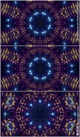 炫目光斑彩色万花筒VJ视频