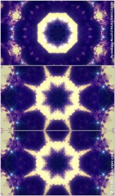 紫罗兰万花筒旋转VJ视频