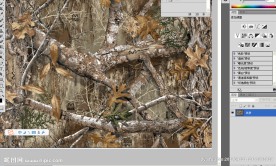 森林迷彩服（高清印花循环图）