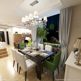 餐厅 客厅 模型 3d max