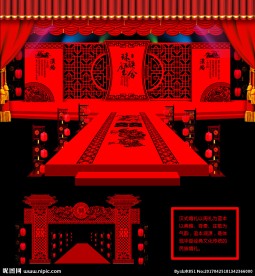 婚庆主题背景设计