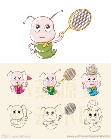 做运动的毛毛虫