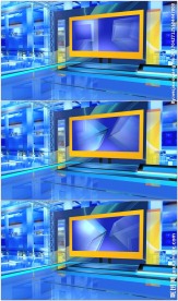 电视新闻演播室