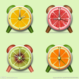 水果时钟ui图标